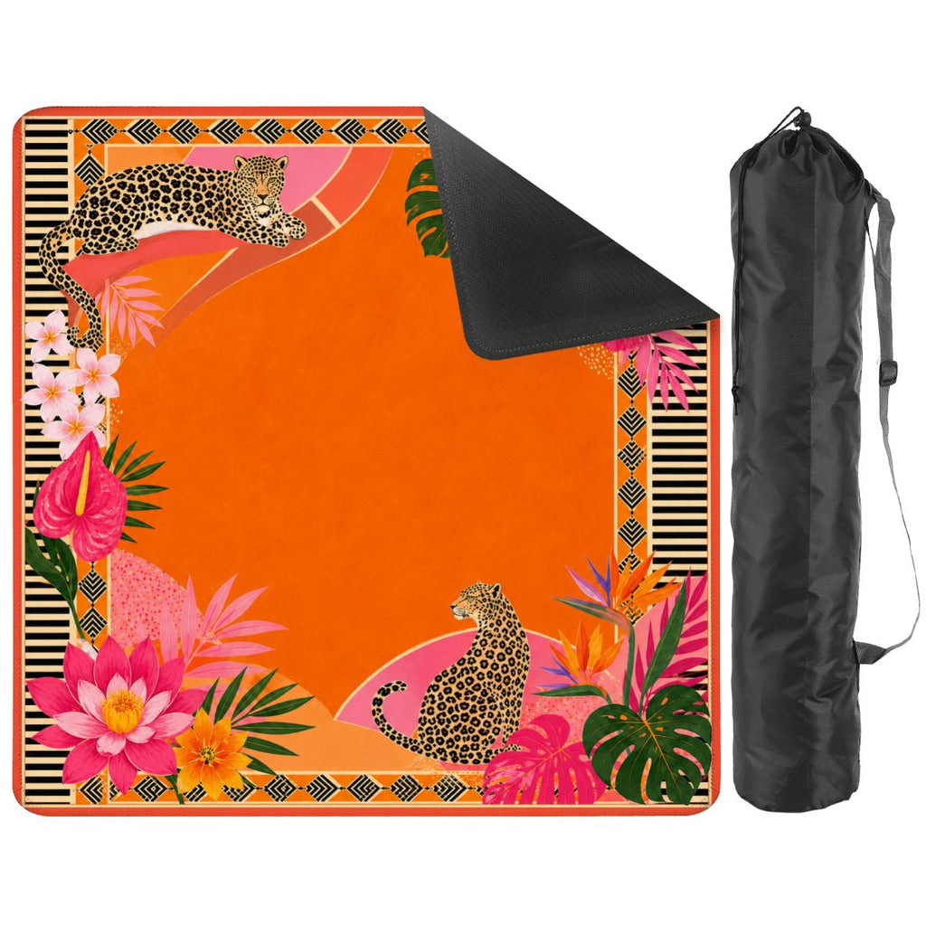 Tropical Leopard Mahjong Mat