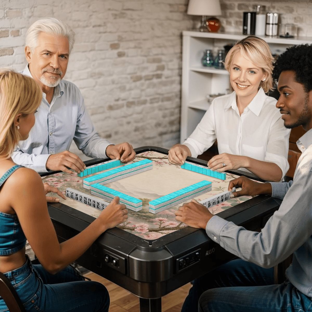 Cherry Blossom Mahjong Mat
