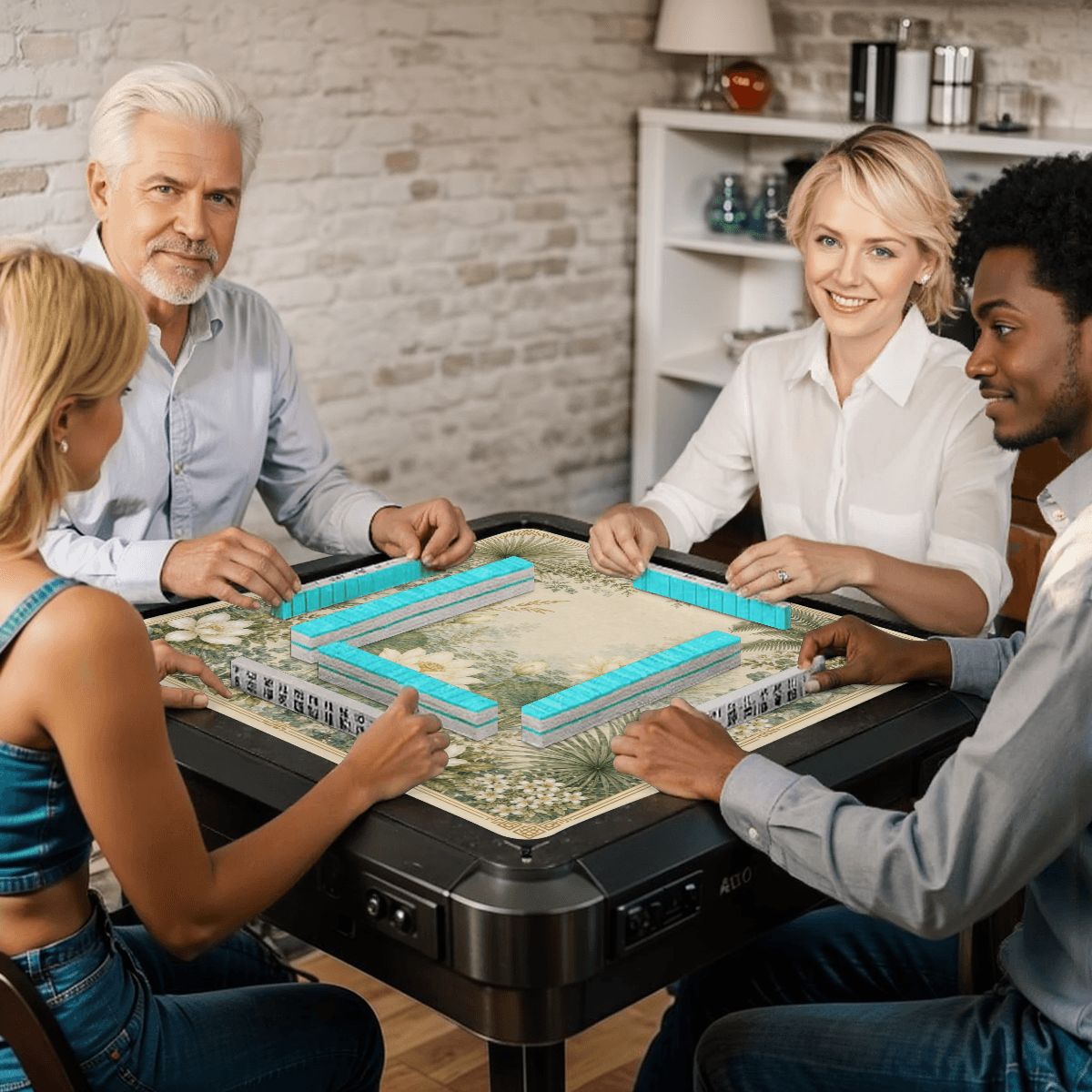 Lotus Mahjong Mat