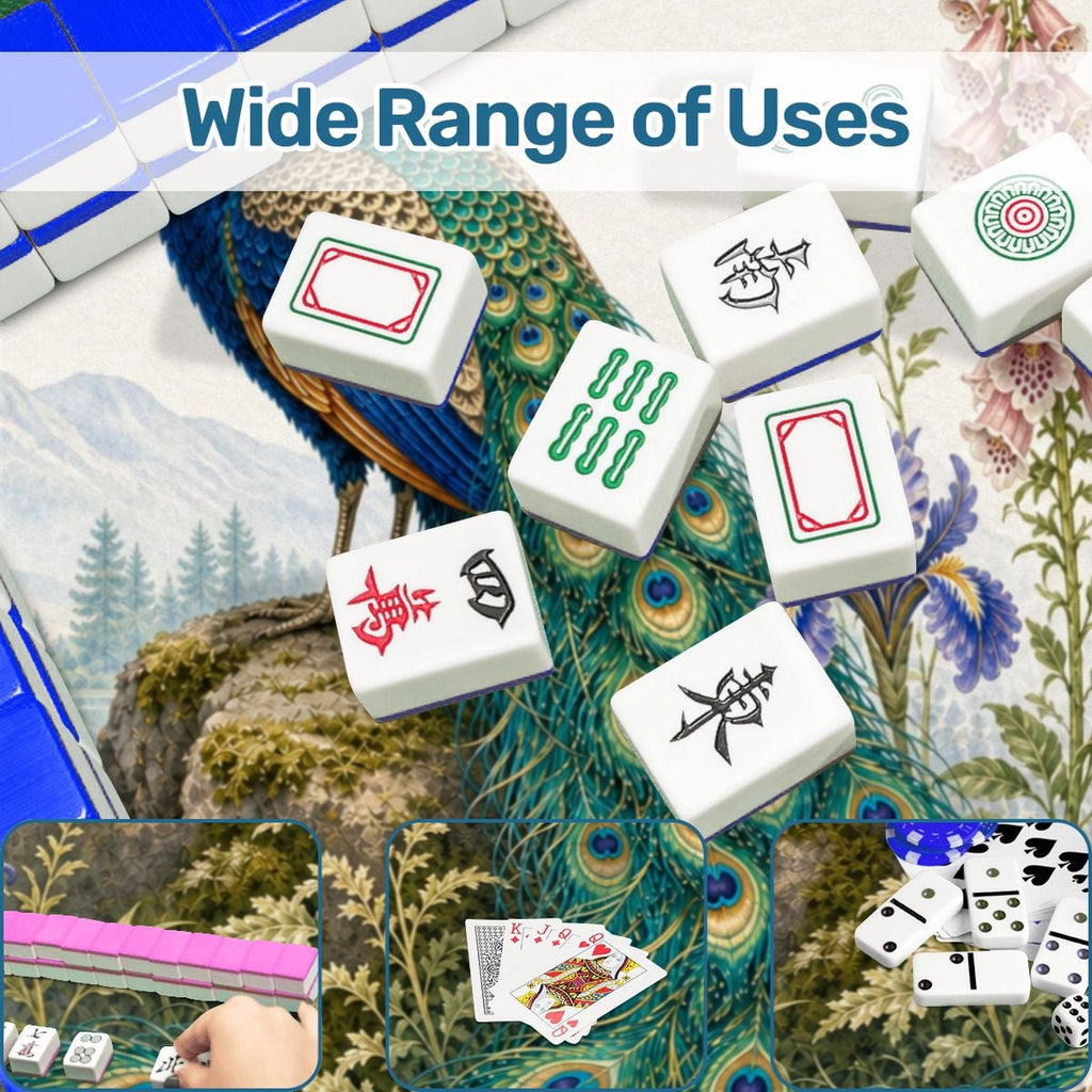 Peacock Mahjong Mat