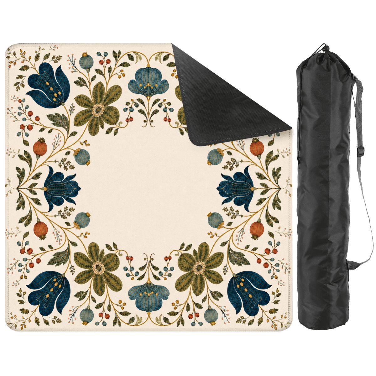 Scandinavian Floral Mahjong Mat