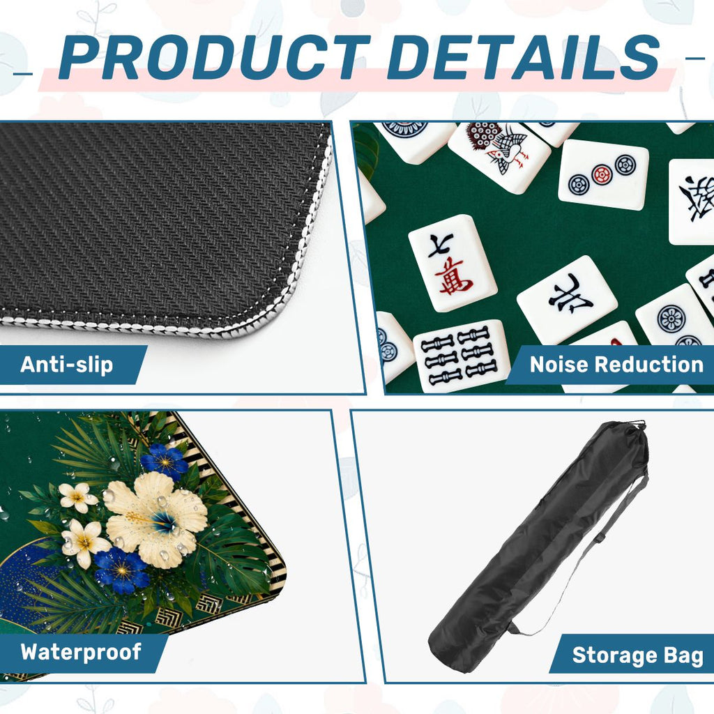 Tropical Parrot Mahjong Mat