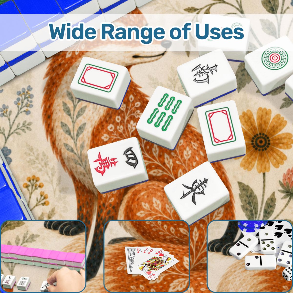 Fox Mahjong Mat