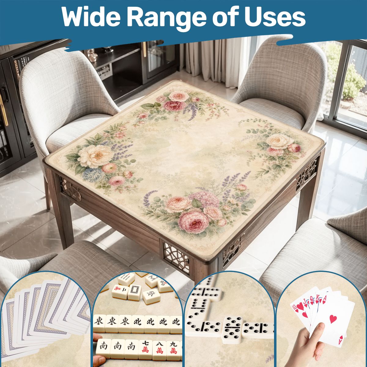 Garden Party Mahjong Mat