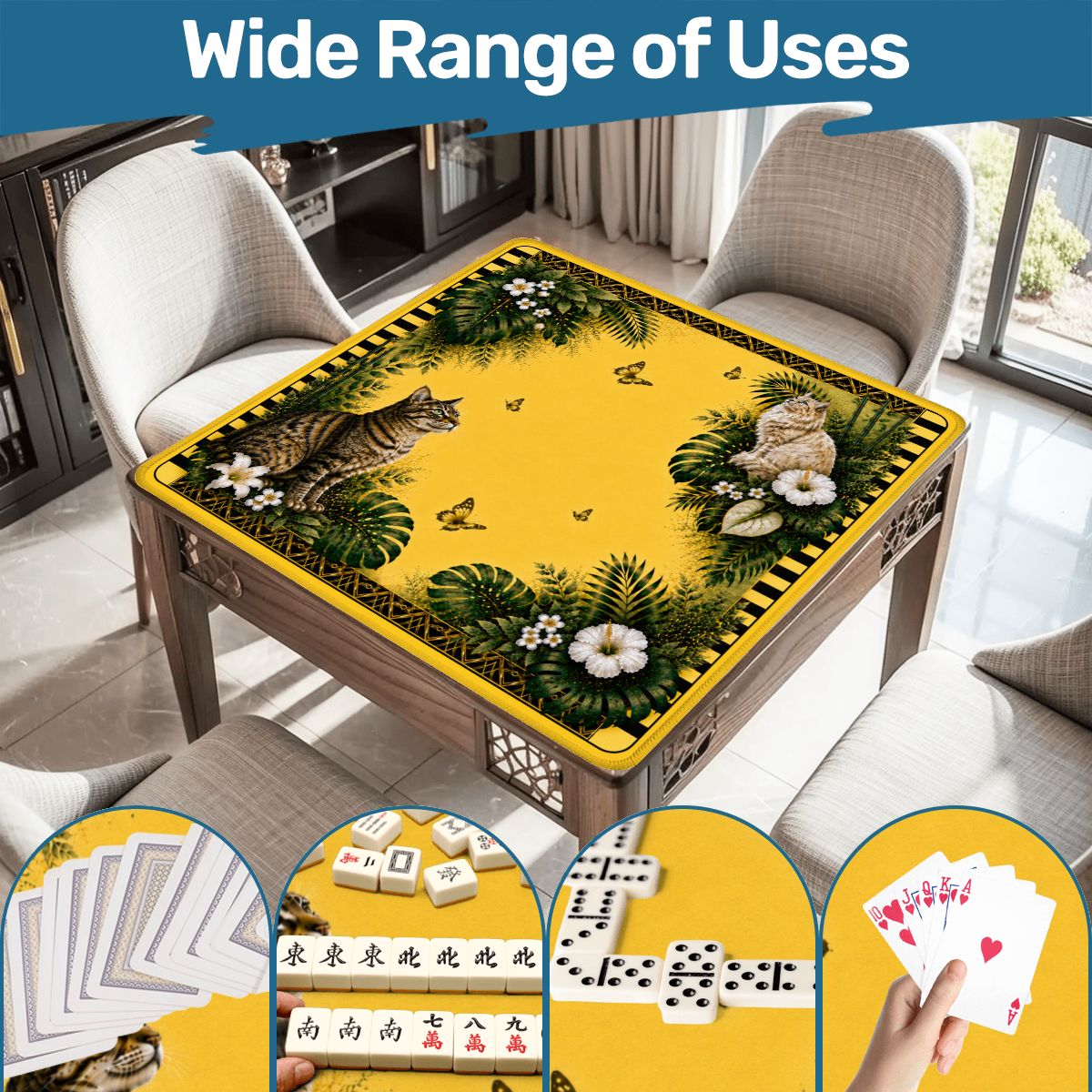 Cat Lover Mahjong Mat
