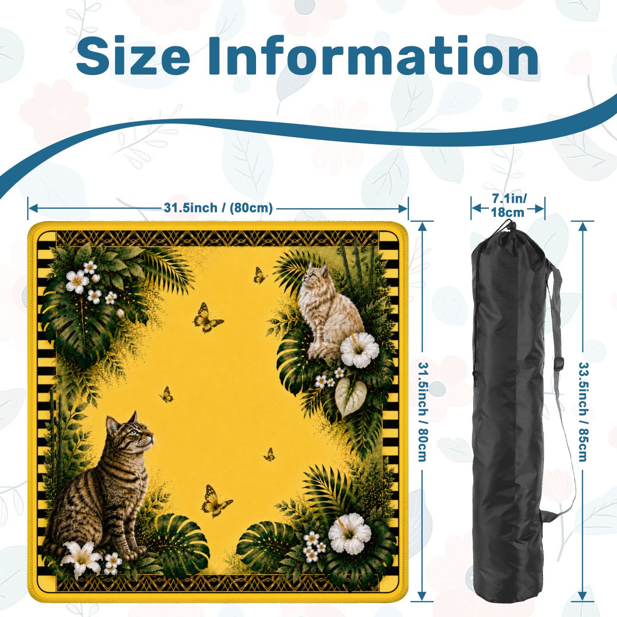 Cat Lover Mahjong Mat