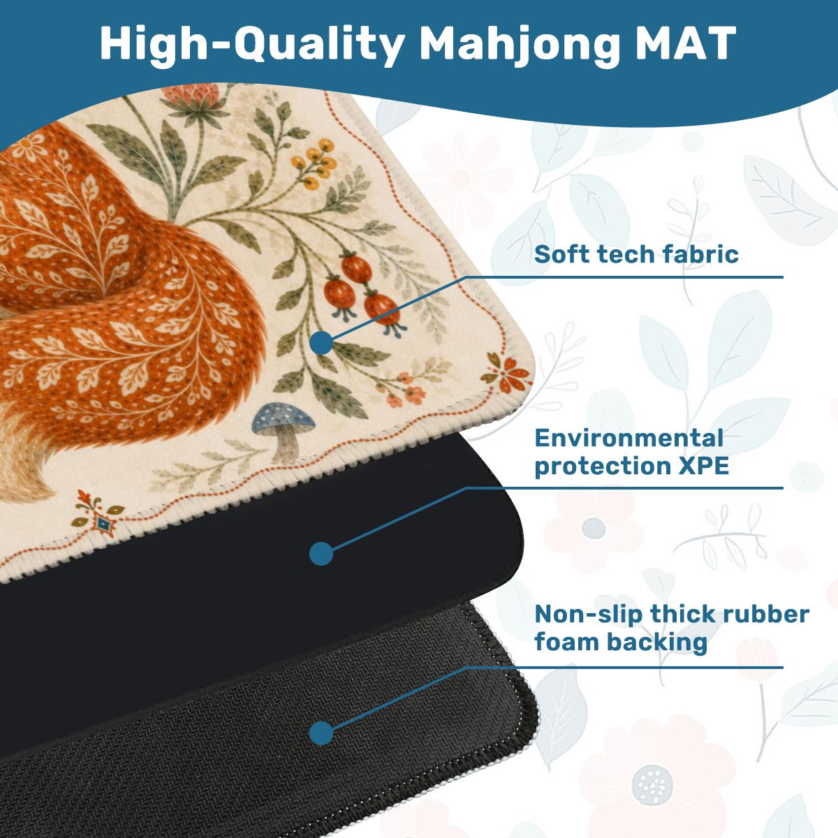Fox Mahjong Mat