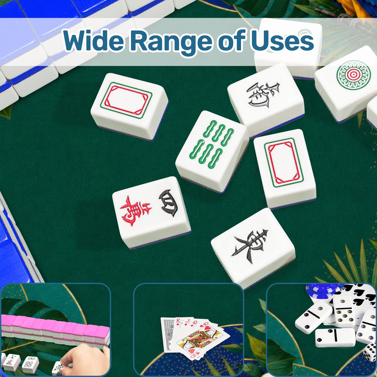 Tropical Parrot Mahjong Mat