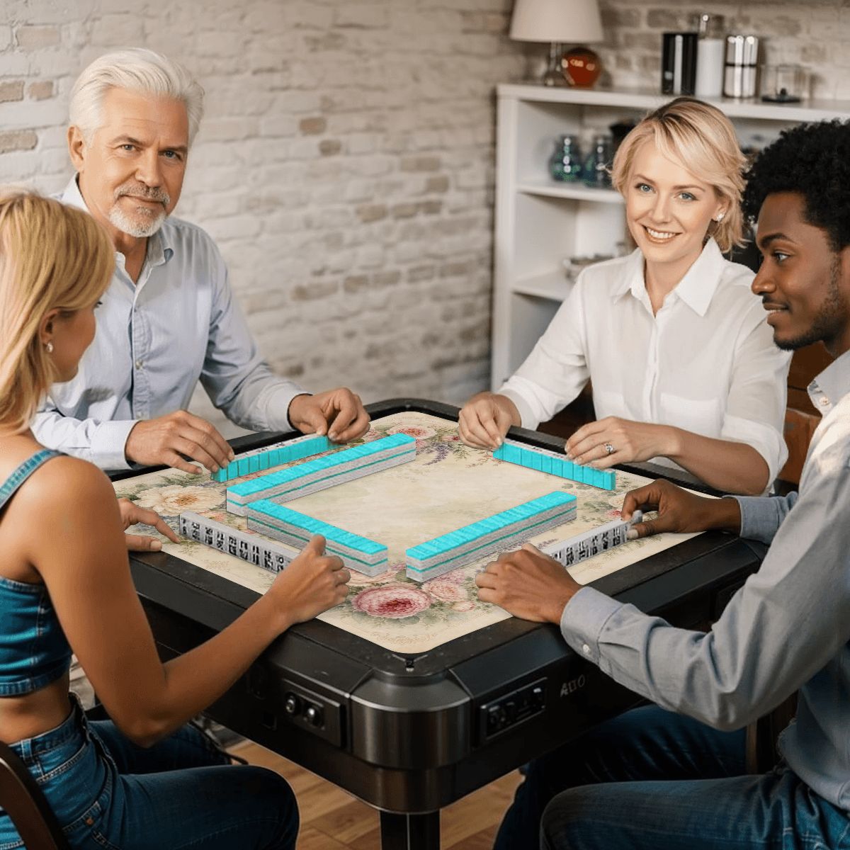 Garden Party Mahjong Mat