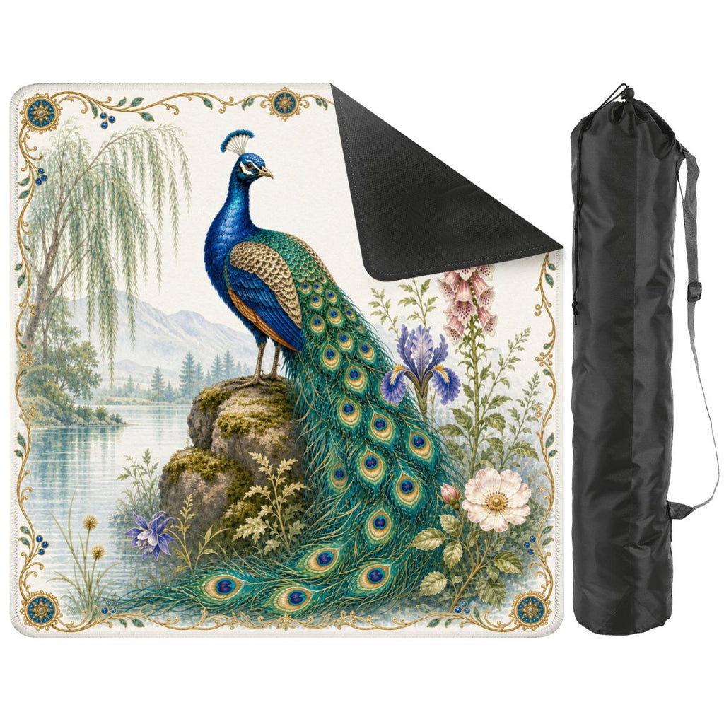 Peacock Mahjong Mat
