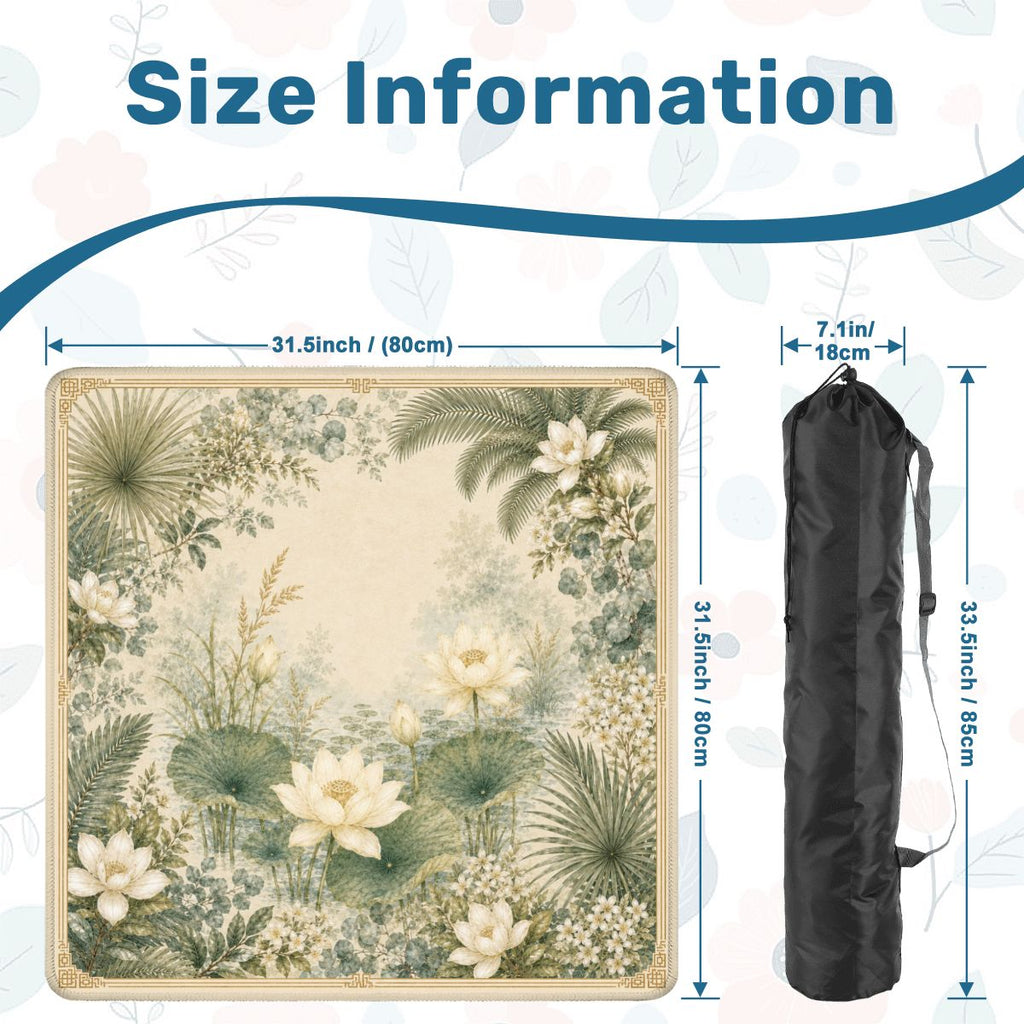 Lotus Mahjong Mat
