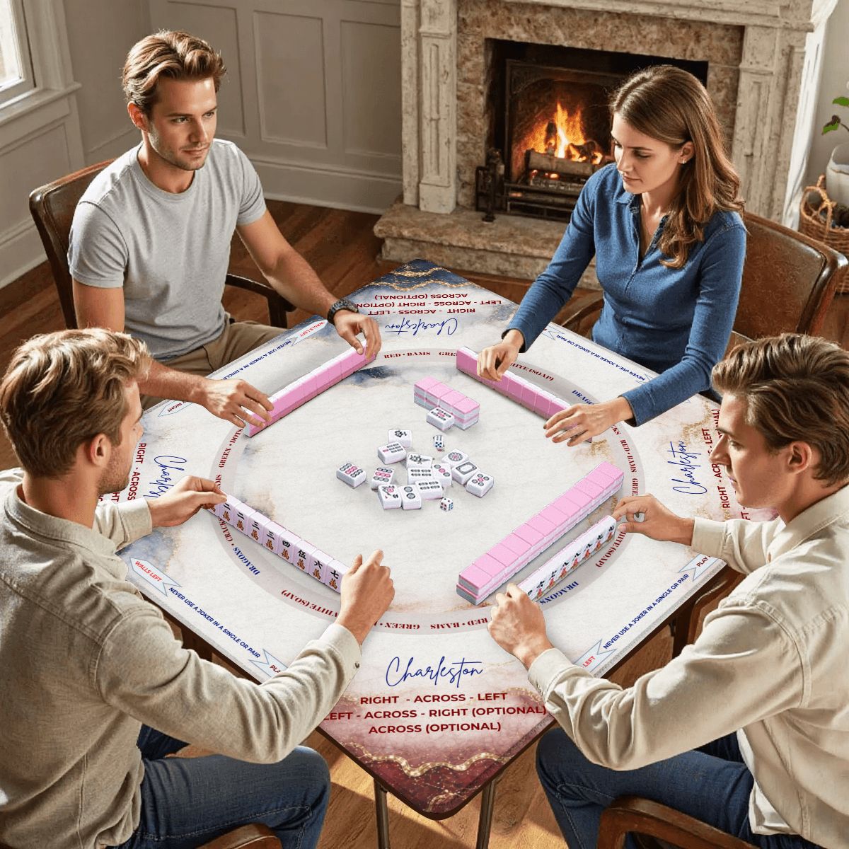 Marble Mahjong Mat
