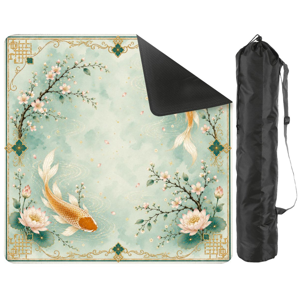 Koi Fish Mahjong Mat