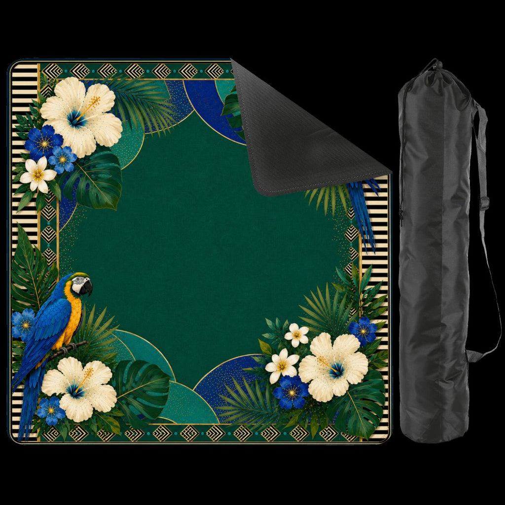 Tropical Parrot Mahjong Mat