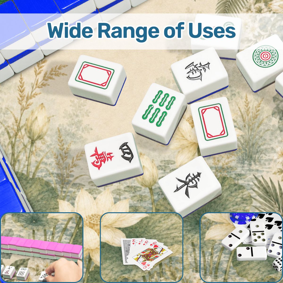Lotus Mahjong Mat